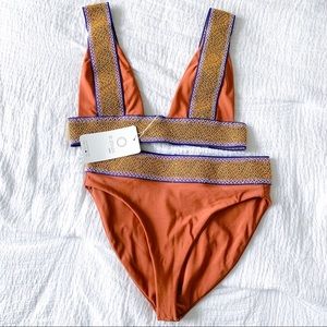 Copper/ burnt orange Bikini